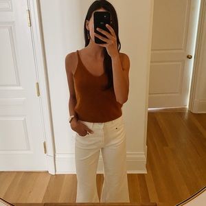 Code x Mode Rust Knit Tank Top